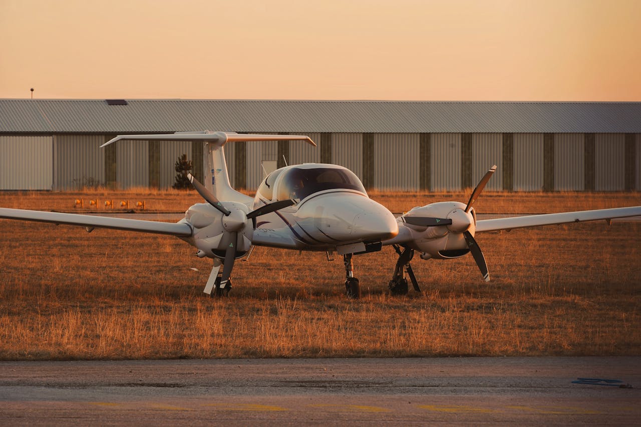 Aircraft at Clearwater Executive Airport highlighting new terminal development